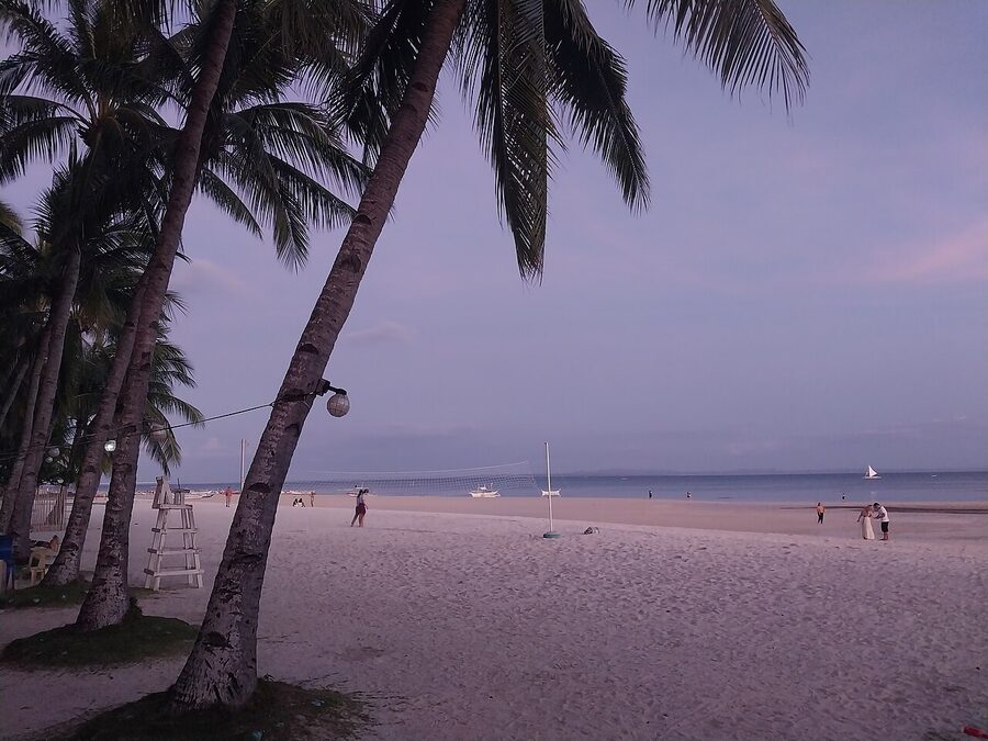 White sand beach on Bantayan Island, Cebu