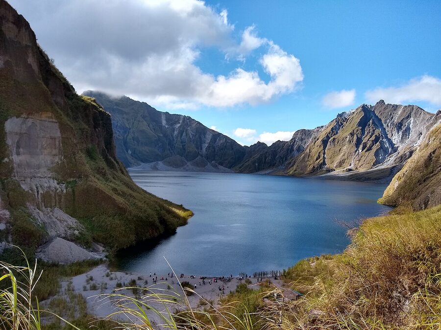 Mount Pinatubo crater lake from the lakeshore