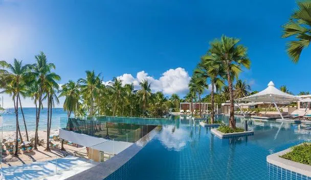 Henann Crystal Sands Resort Boracay pool overlooking White Beach
