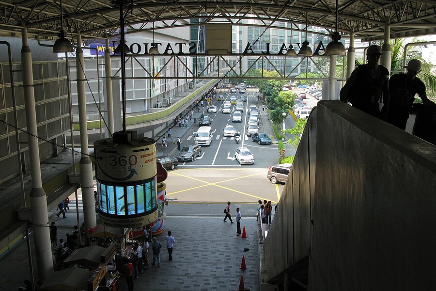Ayala MRT-3 station in Makati