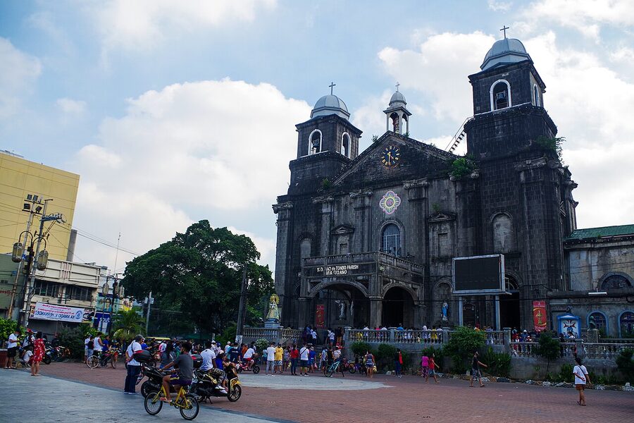 Tondo Church facade in Manila