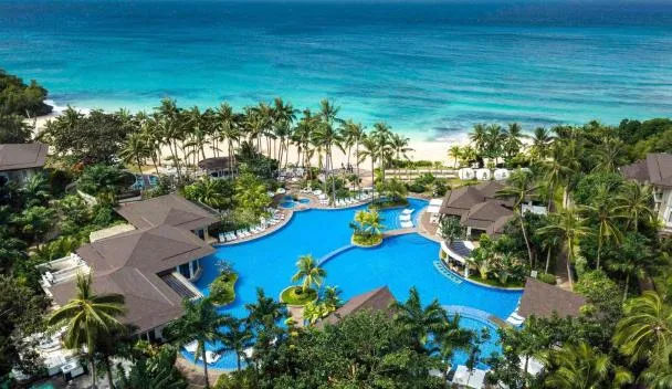 Movenpick Boracay Punta Bunga aerial of resort and beach