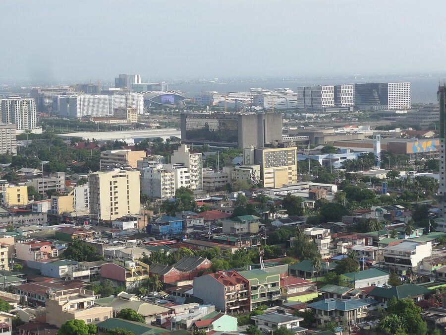 Pasay Bay City skyline Manila