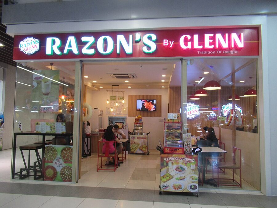 Razons of Guagua Pampanga storefront with red signage