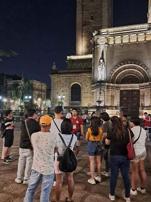 A Night in Old Manila: Intramuros Walking Tour - Manila Cathedral in a brief 15-minute stop
