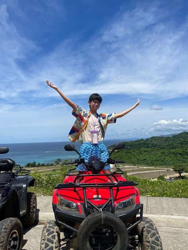 Boracay: ATV NewCoast - Getting close to Keyhole Rock Formation