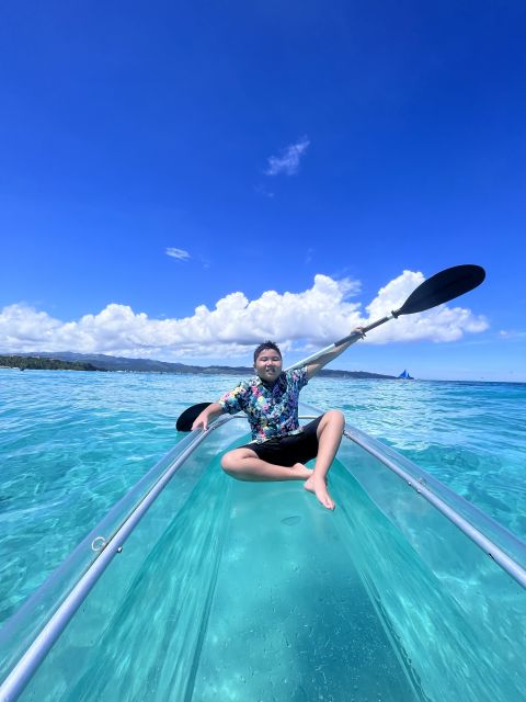 Boracay - Crystal Kayak phot-op Experience - Why calm weather makes a difference