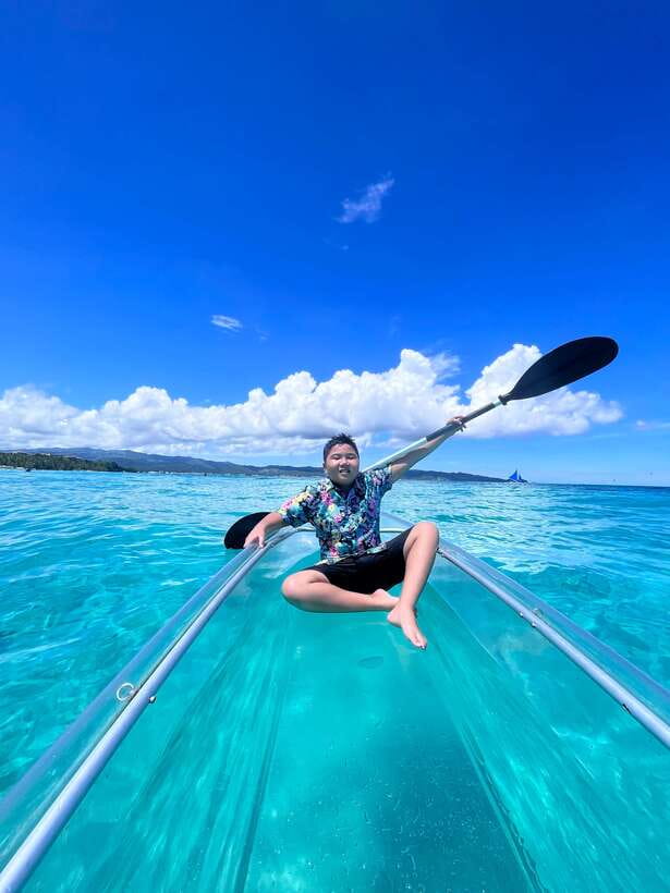 Boracay - Crystal Kayak phot-op Experience - Is P500 good value for 15 minutes?