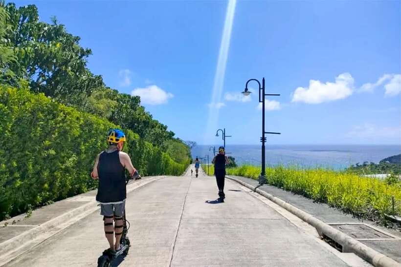 Boracay: Dualtron E-Scooter Ride - Bolabog Beach begins the island circuit