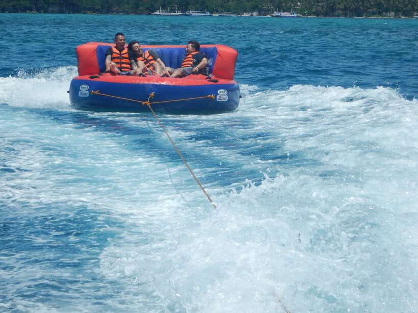 Boracay: Flying Donut Water Tubing Experience - Meeting the Boat at Station 1 or Station 3