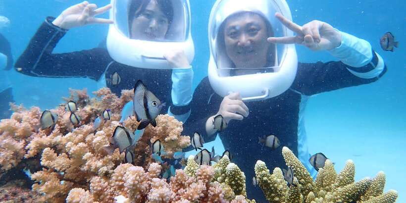 Boracay: Helmet Diving Experience with Photos and Videos - Meeting at White Beach in front of Astoria