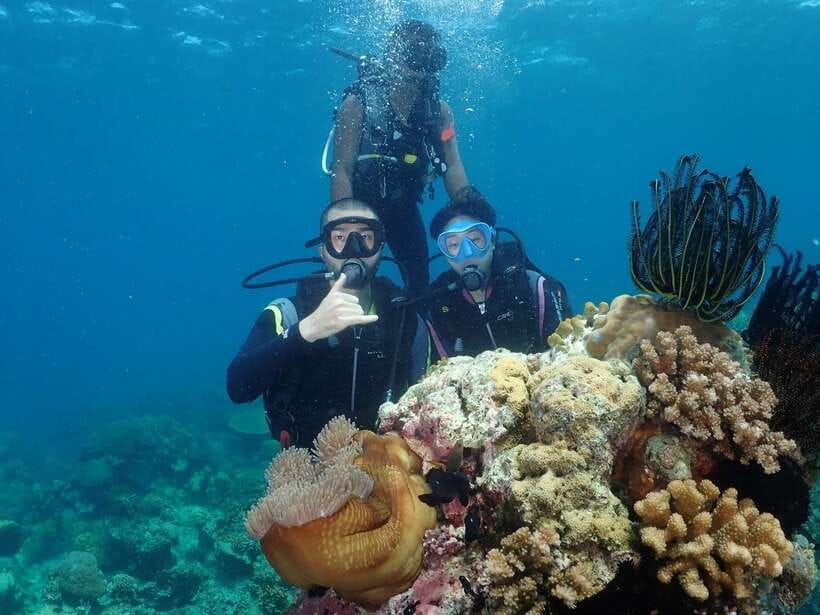 Boracay: Introduction to Scuba Diving Experience - Fitting the mask, fins, and air tank