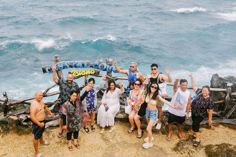 Boracay: Island Boat Tour with Crystal Cove Entry - Puka Beach and the best beach time