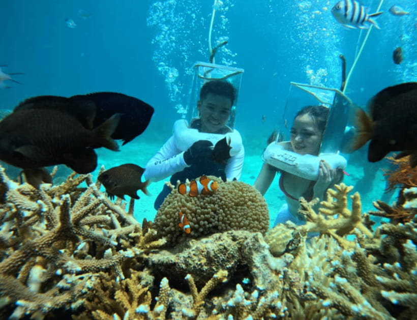 Boracay: Island Hopping with Lunch, Helmet Diving & ATV - The $94 price makes sense for a packed day