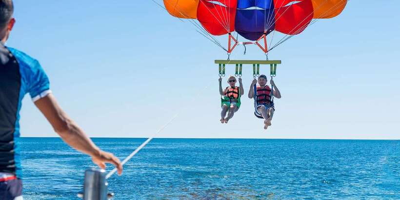 Boracay: Island Hopping with Parasailing Experience - Parasailing and the included extras