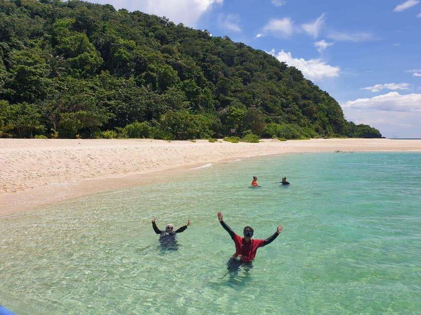 Boracay: Private Island Hopping & Snorkeling Tour - Puka Beach: an easy first stop for sand and photos