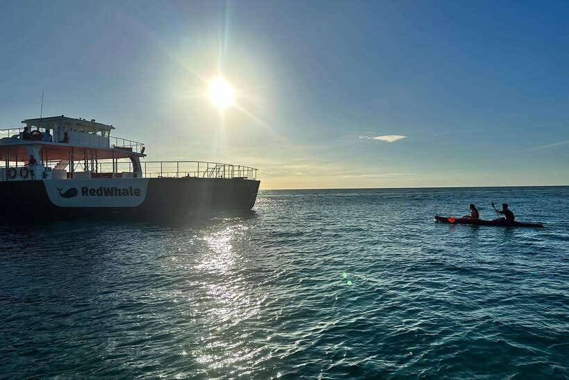 Boracay: Red Whale Party Cruise w/ Snacks & Water Activities - The DJ, dancing, and sunset mood