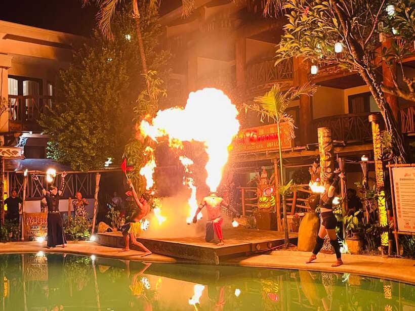 Borocay: Fire Dancing Show at Red Coconut Beach Hotel - The best way to plan your evening