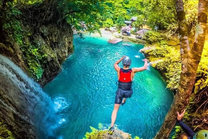 Canyoneering Cebu in Kawasan falls + meals + Cebu transfer option - What the $53 price really covers