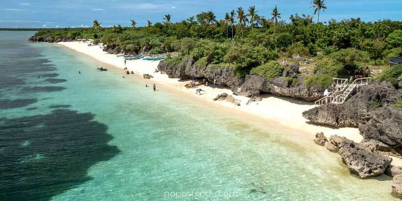 Cebu: Bantayan Island and Virgin Island Hopping Day Tour - German Ruins and the cliff-jumping choice