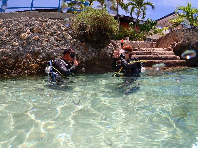 Cebu: Beach Scuba Diving Experience - The briefing that makes first timers feel calm