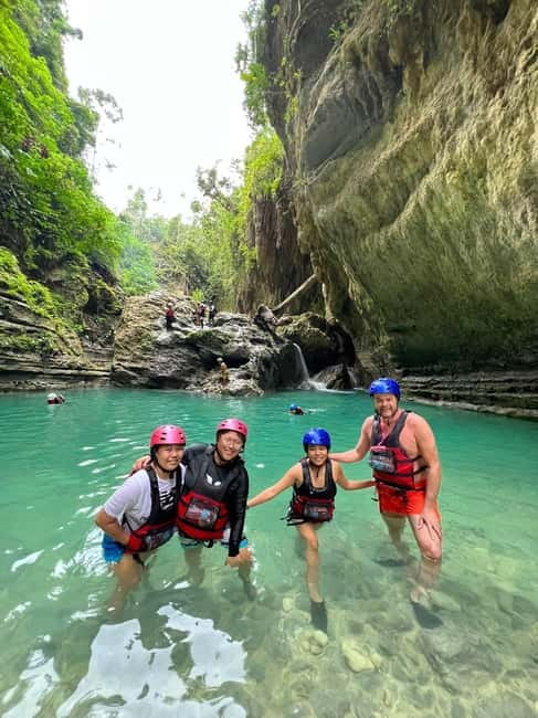 CEBU: Canyoneering Adventure at Kawasan Falls with Lunch - Hiking Into the River and Rock Sections