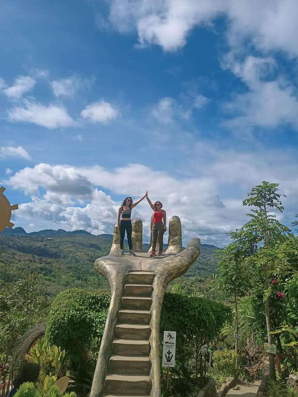 Cebu Escape: Motorcycle Adventure with City & Mountain Tour - Buwakan ni Alejandra brings flowers and mountain views