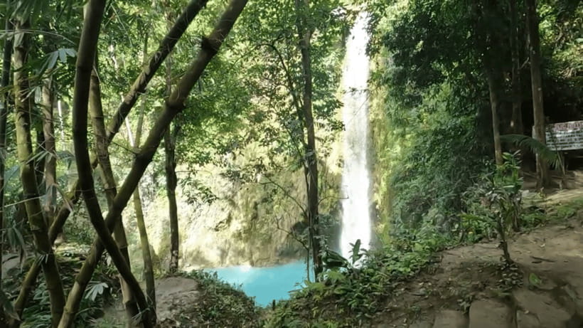 Cebu: Inambakan, Kawasan, and Mantayupan Falls Day Trip - Inambakan Falls: five tiers and cool mountain water