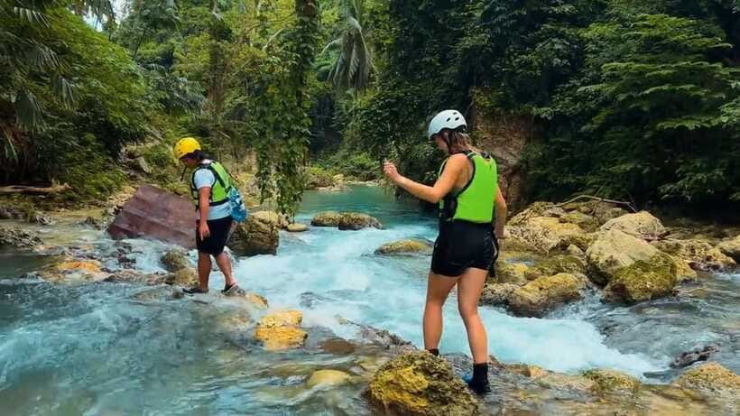 Cebu: Kawasan Falls Canyoneering Tour with Ziplining & Lunch - Three and a half hours inside the canyon