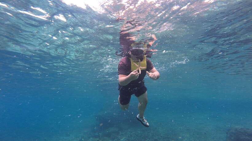 Cebu: Moalboal Snorkeling & Kawasan Canyoneering Adventure - A 20-minute breakfast pause before the water