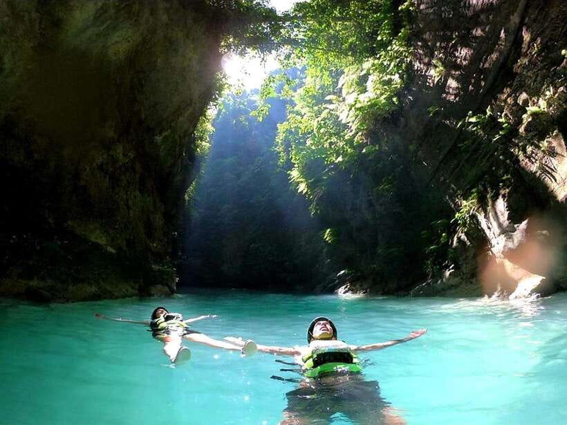 Cebu Shared Tour: Whaleshark Swimming & Kawasan Canyoneering - Kawasan Falls is the reward at the end
