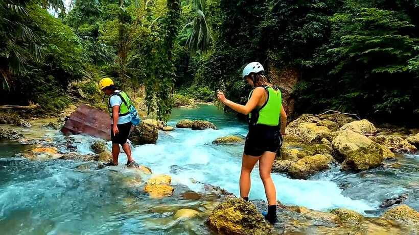 Cebu South Falls: Mantayupan, Kawasan, Inambakan & Aguinid - Inambakan Falls is the day’s hands-on highlight