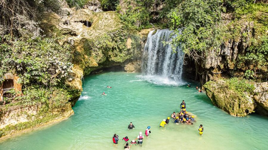 Cebu: Whale Shark Snorkeling & Kawasan Canyoning Tour - Canyoning Through Kawasan Falls