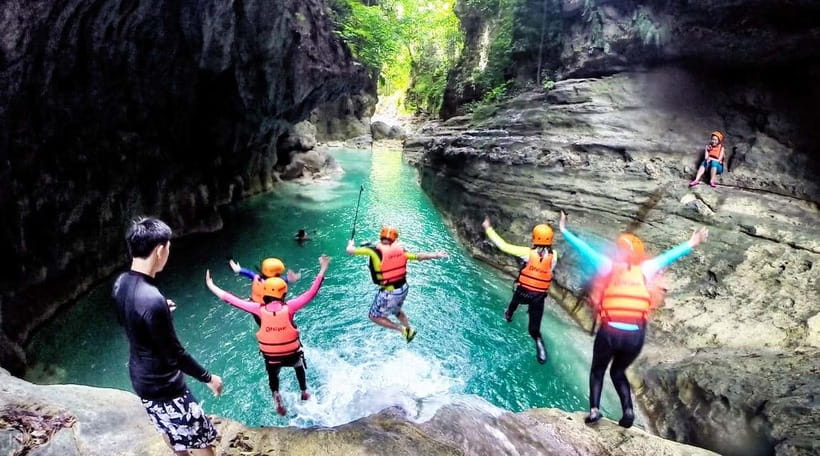 Cebu Whale Shark Swimming & Kawasan Canyoneering Group Tour - Smart packing for a wet, crowded day