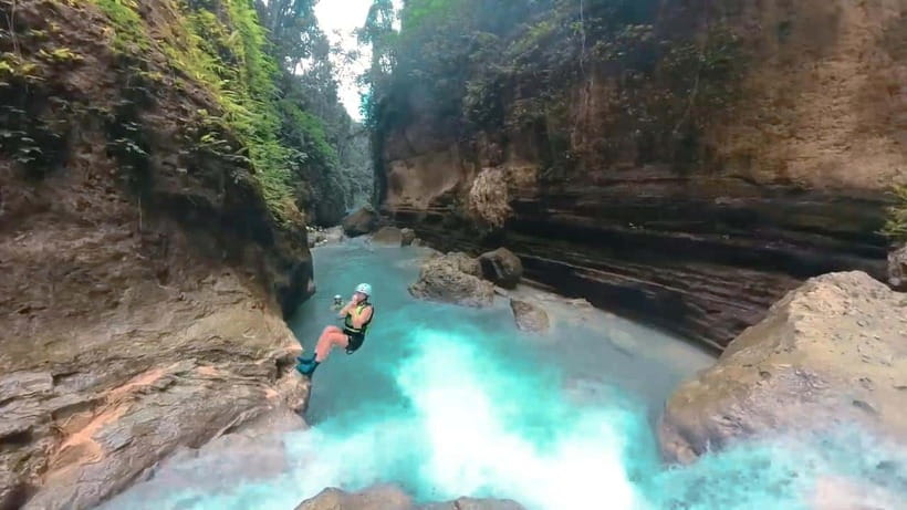 Cebu: Whale Shark Watching and Canyoneering Group Tour - Key points at a glance