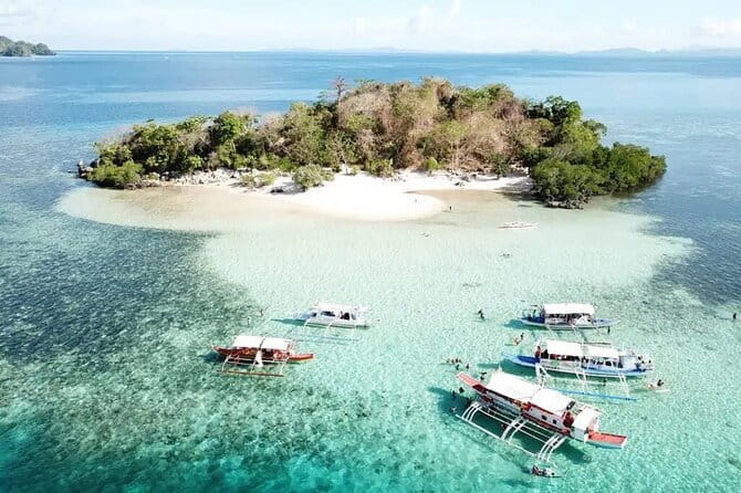 Coron Island Escapade Shared Tour - Bulog Dos: a small sandbar with big color