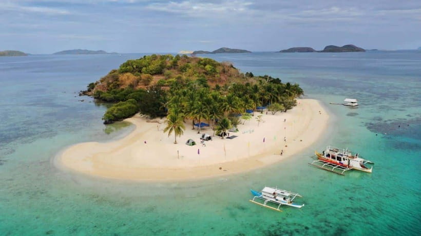 Coron Reef and Wrecks Tour (Private Tour) - Pass Island brings a quiet beach pause