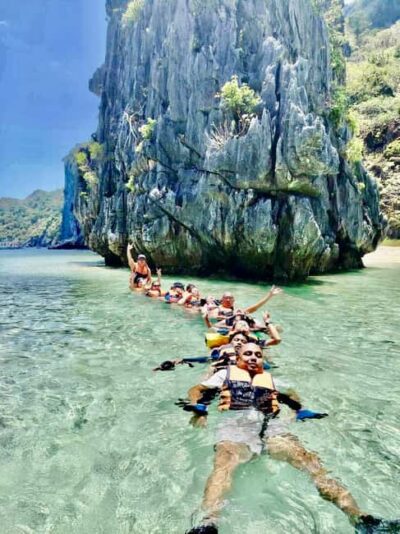 El Nido: Island Hopping Tour A with Kayaking on Big Lagoon - Meeting at Marbers on Calle Hama Beach Front