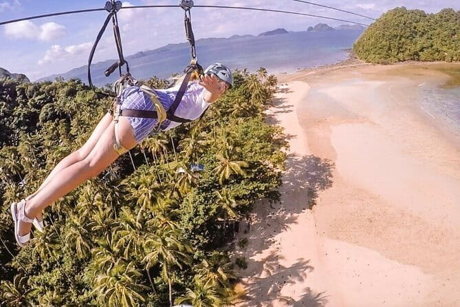 El Nido Palawan Zipline One Way - Crossing El Nido’s water on a zipline