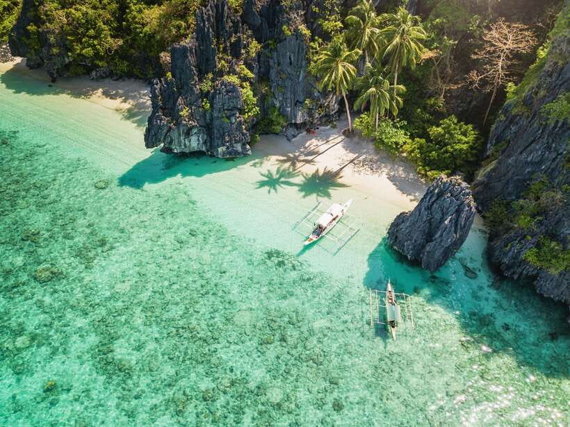 El Nido Tour B (shared tour) - Snake Island and its famous sea-level sandbar