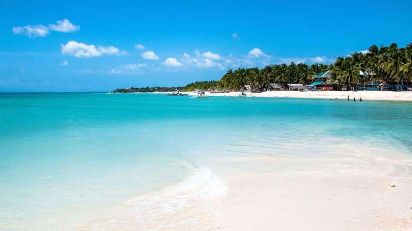 From Cebu: Bantayan Island and Virgin Island Day Tour - The ferry to Santa Fe and the first island views