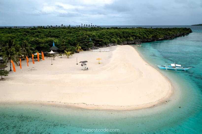 From Cebu: Bantayan Island and Virgin Island Day Tour - The Ruins and Kota Beach