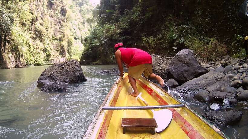 From Manila: Majestic Pagsanjan Falls Adventure - The downstream run and the Filipino lunch