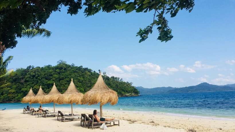 From Puerto Princesa: Port Barton & Island Hopping Day Trip - Exotic Island or Maxima Island, depending on weather