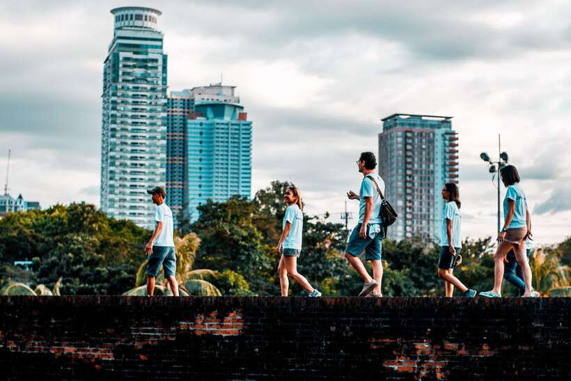 Intramuros, Manila: Historical Bamboo Bike Tour - San Agustin Church closes the circuit