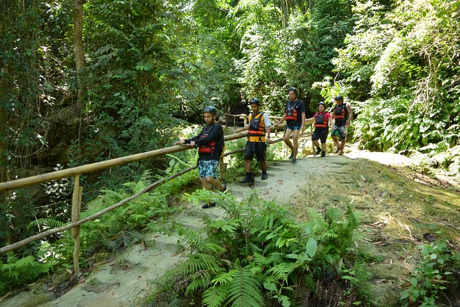 Kawasan Falls and Mantayupan Falls in One Day from Cebu - Mantayupan Falls and its two water levels