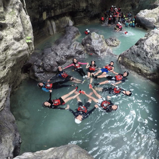 Kawasan Falls Canyoneering Transfers from Cebu with Lunch - Key points at a glance
