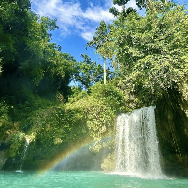 Kawasan Falls Canyoneering Transfers from Cebu with Lunch - Motorbike transfer and preparation at the base