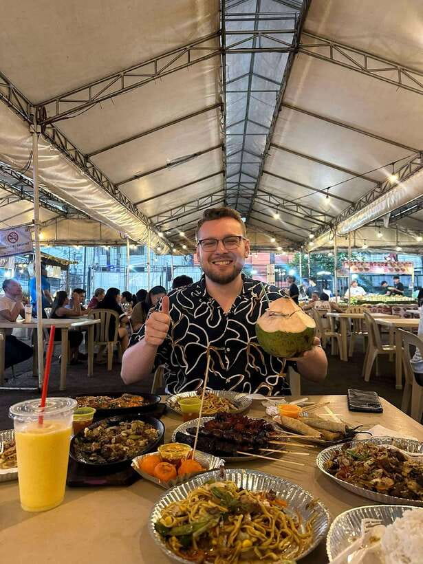 Makati Street food Tour, End with a Rooftop City View - Filipino street food with more than one surprise