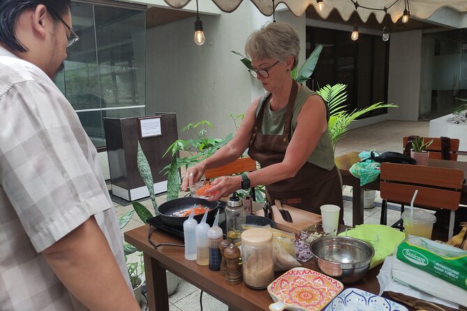 Manila Filipino Cooking Class: Meryenda Favorites - Setting up your own cooking station